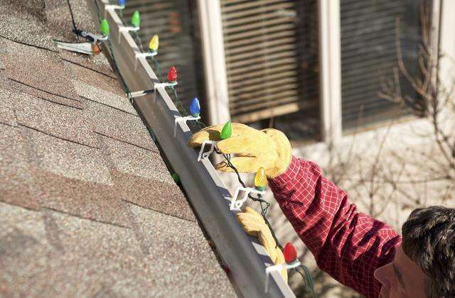 Christmas Light Hanging Safety