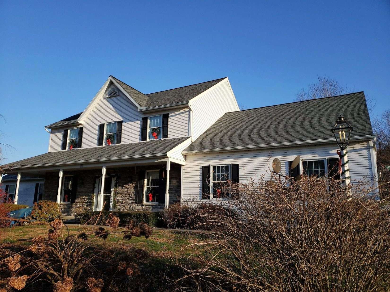 Stapling Lights on Your Roof Greenawalt Roofing