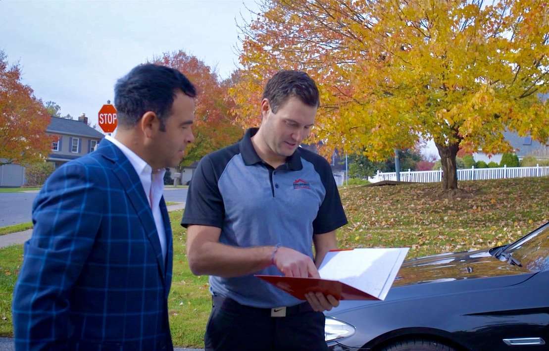 Booking with a Greenawalt Roofing Professional