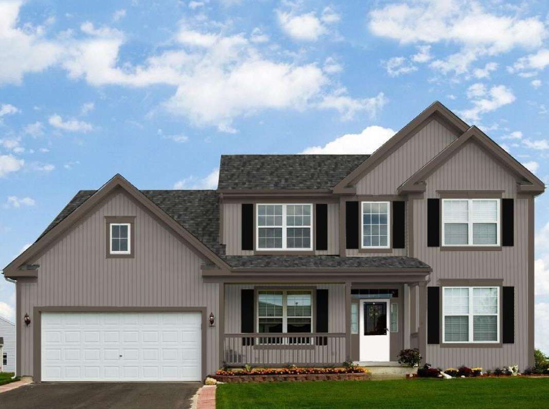 Analogous colors - siding color combination