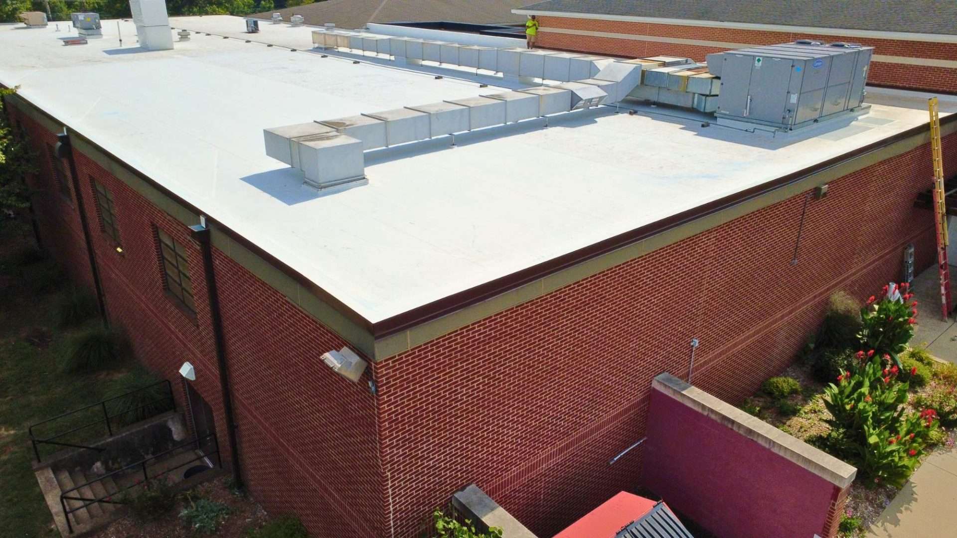 Doylestown Pa Commercial Flat Roof Installation